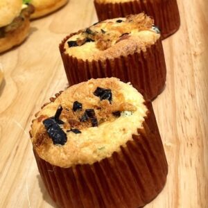 Muffin chà bông rong biển